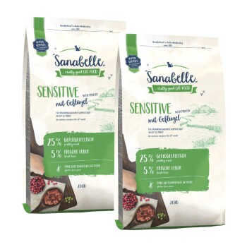 Sanabelle Sensitive Drób 2x2 kg