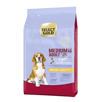 SELECT GOLD Light Medium Adult Kurczak 12 kg