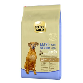 SELECT GOLD Sensitive Senior Maxi Jagnięcina i ryż 12 kg