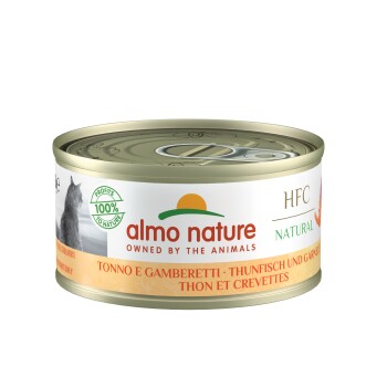 Almo nature HFC Natural Tuńczyk z krewetkami 24x70 g