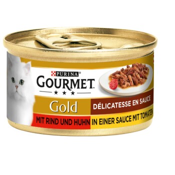 GOURMET Gold Délicatesse en Sauce 12 x 85 g