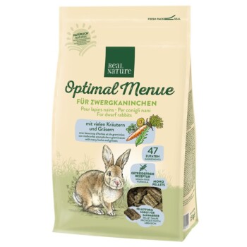 REAL NATURE „Optimal Menue“ dla królików miniaturowych 1,5 kg