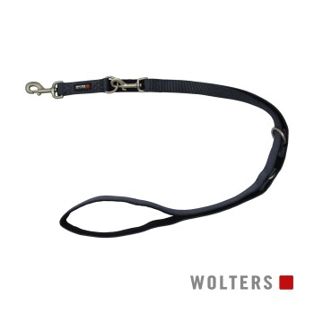 Wolters Smycz Professional Comfort grafitowy czarny 1 cm