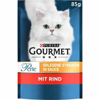 GOURMET Perle Wykwintne paski 24 x 85 g Wołowina