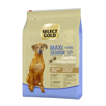 SELECT GOLD Sensitive Senior Maxi Jagnięcina i ryż 4 kg