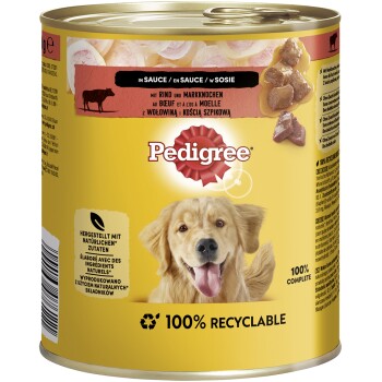 Pedigree Adult Plus 12 x 800 g Wołowina ze szpikiem, w sosie