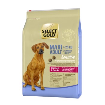 SELECT GOLD Sensitive Adult Maxi Konina i tapioka 4 kg