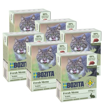 BOZITA Kawałeczki w sosie 6x370g Królik