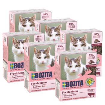 BOZITA Kawałeczki w sosie 6x370g Wołowina