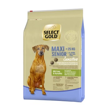 SELECT GOLD Sensitive Senior Maxi Kaczka i ziemniaki 4 kg