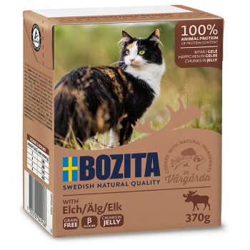 BOZITA Kawałeczki w galarecie 6 x 370 g Łoś