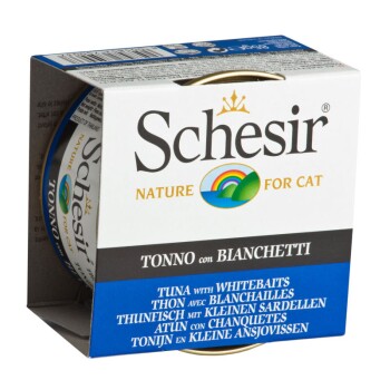 Schesir Galaretka 24 × 85 g Tuńczyk z małymi sardynkami