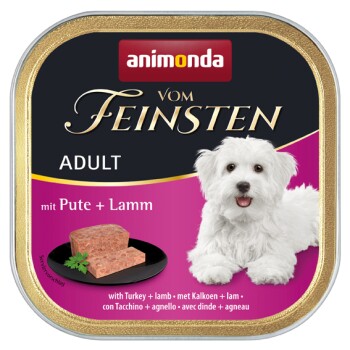 animonda Vom Feinsten Adult 22 x 150 g Indyk z jagnięciną
