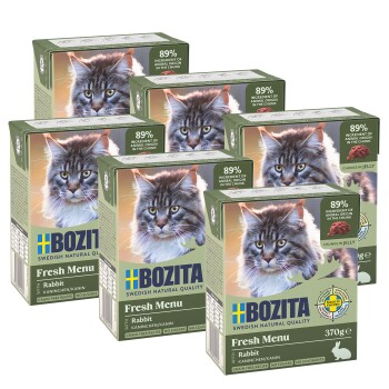 BOZITA Kawałeczki w galarecie 6 x 370 g Królik