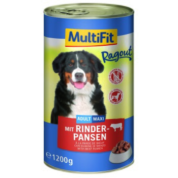 MultiFit Ragout Żwacze wołowe 6x1,2 kg