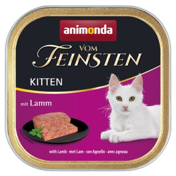 animonda Vom Feinsten Kitten 32 × 100 g Jagnięciną