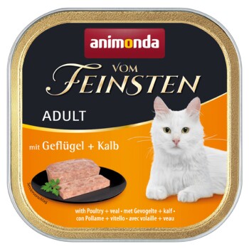 animonda Vom Feinsten Adult Drób i cielęcina 32x100 g