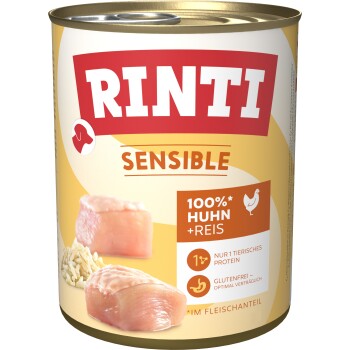RINTI Sensible Kurczak i ryż 12x800 g