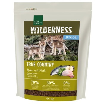 REAL NATURE Wilderness True Country Junior Kurczak z rybą 1 kg