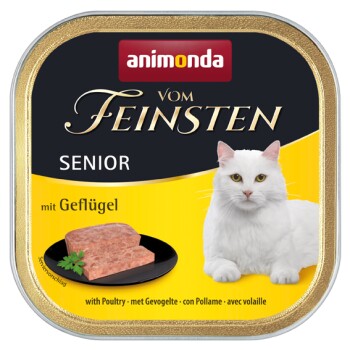 animonda Vom Feinsten Senior 32 x 100g Drób