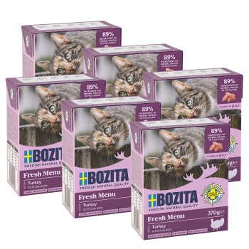 BOZITA Kawałeczki w galarecie 6 x 370 g Indyk
