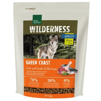 REAL NATURE Wilderness Green Coast Adult Mini Kaczka z łososiem i krewetkami 1 kg
