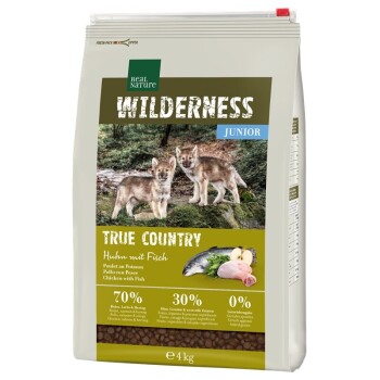 REAL NATURE Wilderness True Country Junior Kurczak z rybą 4 kg