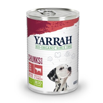 Yarrah Bio Adult 12 x 405 g Wołowina