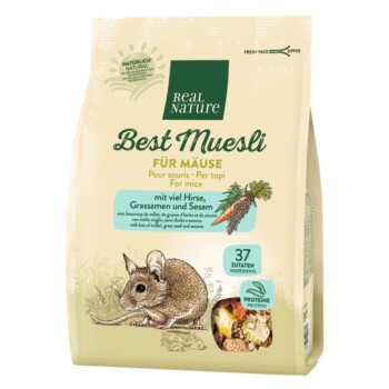 REAL NATURE Mieszanka musli dla myszy ze składnikami z ich naturalnego środowiska 500 g