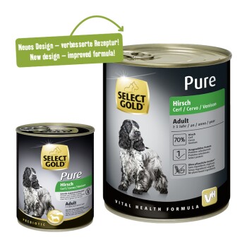 SELECT GOLD Pure Adult Jelenina 6x800 g