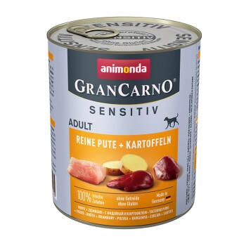 animonda GranCarno Adult Sensitiv Indyk i ziemniaki 6x800 g
