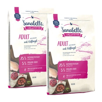 Sanabelle Adult Karma sucha Drób 2x10 kg