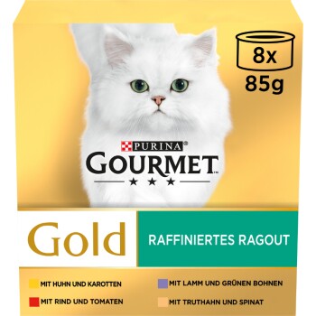 GOURMET Gold Wyrafinowane ragoût mieszanka 8 x 85 g