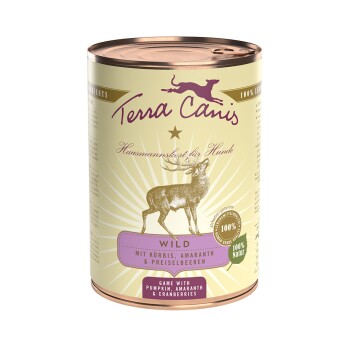 Terra Canis Classic Adult 6 x 400 g Dziczyzna z dynią, brusznicą i szarłatem