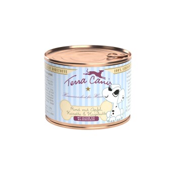 Terra Canis Szczenię 12 x 200 g Wołowina z jabłkami, marchwią i dziką różą
