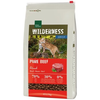 REAL NATURE Wilderness Pure Beef Adult 2,5 kg