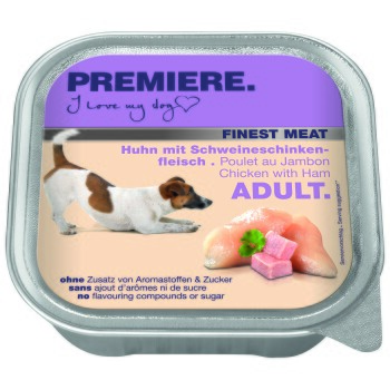 PREMIERE Finest Meat Adult Kurczak z szynką 10x150 g