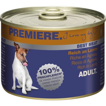 PREMIERE Best Meat Adult Jagnięciną 6x185 g