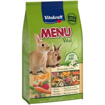 Vitakraft Premium Menü Vital dla królików miniaturowych 3x1 kg