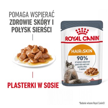 ROYAL CANIN Hair & Skin w sosie 12x85 g