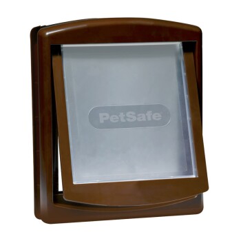 PetSafe 2-drożne drzwiczki dla zwierząt domowych brązowe M