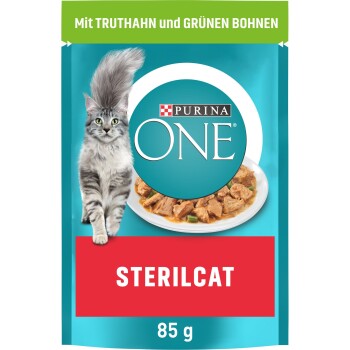 Purina ONE Sterilcat 26 × 85 g Z indykiem i fasolką szparagową