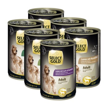 SELECT GOLD Sensitive Adult Zestaw Mieszany 6x400g Opakowanie mieszane 2