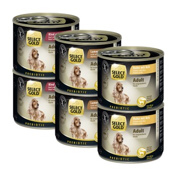 SELECT GOLD Sensitive Adult Mixpakiet 6x200g Zestaw mieszany 1