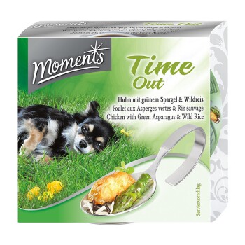 MOMENTS Pies Time out (kurczak, zielone szparagi i dziki ryż) 10 x 125 g