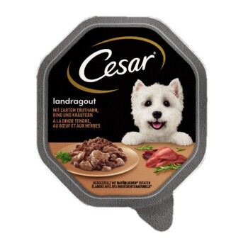Cesar Wiejskie ragout Indyk, wołowina i zioła 14x150 g