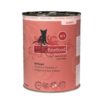 Catz finefood mokra karma dla kota Classic Adult Nr 3 Drób 6x400 g