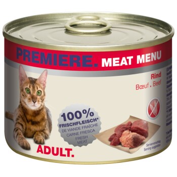 PREMIERE Meat Menu Adult Wołowina 6x200 g