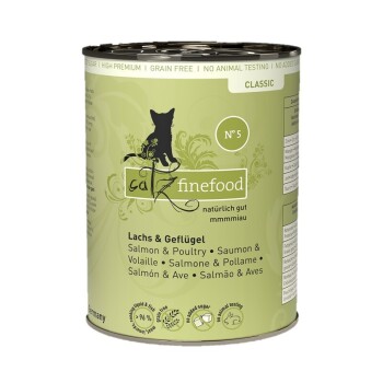 Catz finefood mokra karma dla kota Classic Adult Nr 5 Łosoś 6x400 g