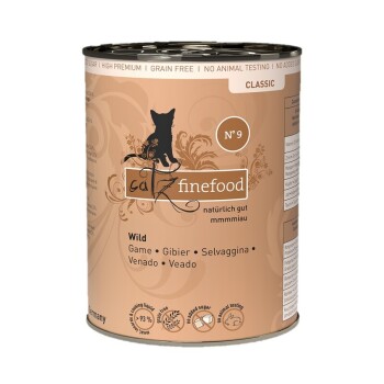 Catz finefood mokra karma dla kota Classic Adult Nr 9 Dziczyzna 6x400 g